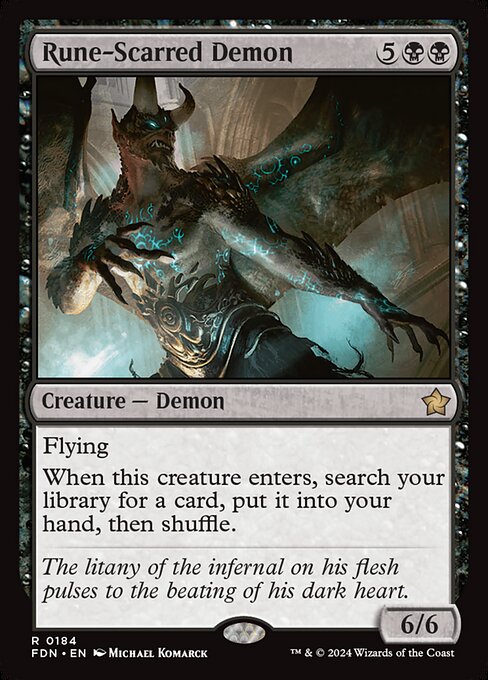 Rune-Scarred Demon - Foundations - R - 184