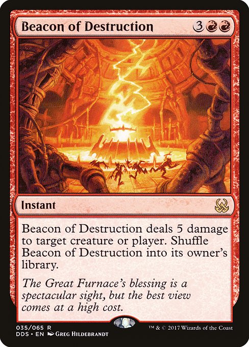 Beacon of Destruction - Duel Decks: Mind vs. Might - R - 35