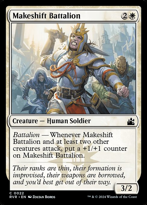 Makeshift Battalion - Ravnica Remastered - C - 22