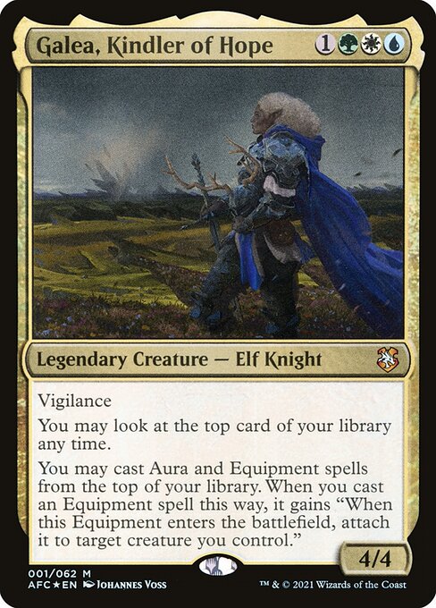Galea, Kindler of Hope - Commander: Adventures in the Forgotten Realms - M - 1