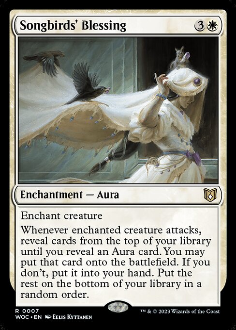 Songbirds' Blessing - Commander: Wilds of Eldraine - R - 7