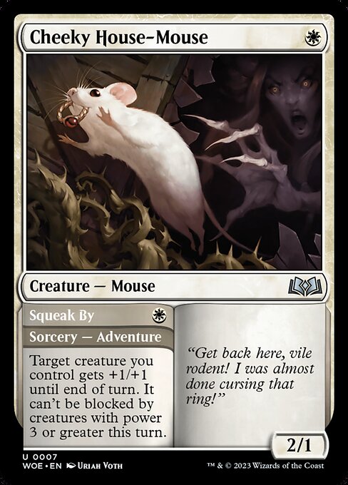 Cheeky House-Mouse - Wilds of Eldraine - U - 7