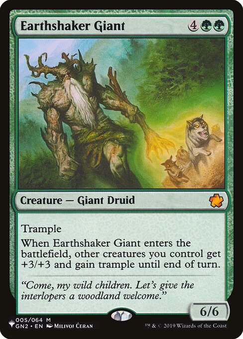 Earthshaker Giant - The List Reprints - M - 005/064