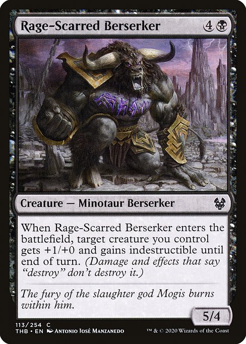 Rage-Scarred Berserker - Theros Beyond Death - C - 113