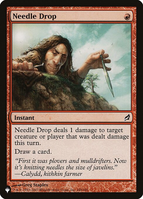 Needle Drop - The List Reprints - C - 186/301