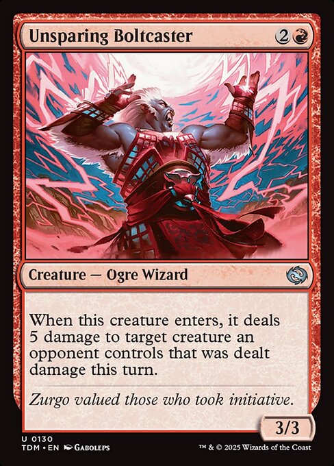 Unsparing Boltcaster - Tarkir: Dragonstorm - U - 130