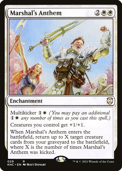 Marshal's Anthem - Commander: Kaldheim - R - 29