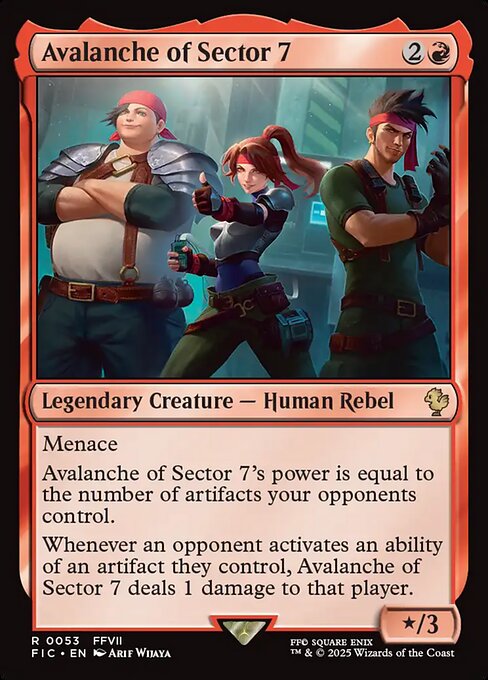 Avalanche of Sector 7 - Commander: FINAL FANTASY - R - 53