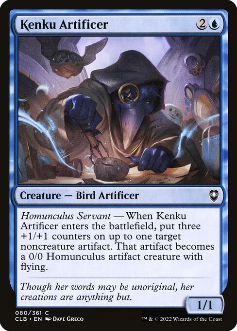 Kenku Artificer - Commander Legends: Battle for Baldur's Gate - C - 80