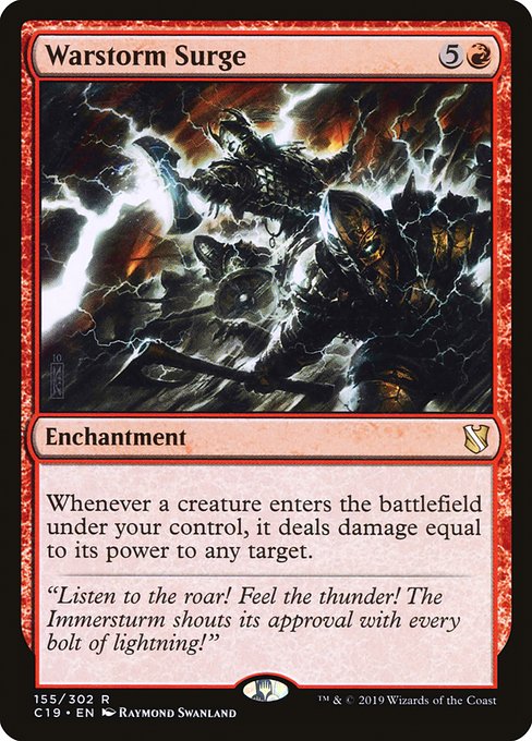 Warstorm Surge - Commander 2019 - R - 155