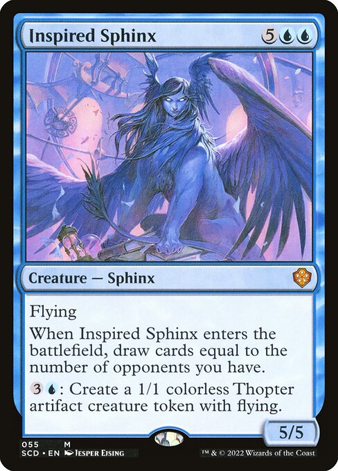 Inspired Sphinx - Starter Commander Decks - M - 55