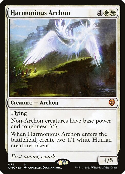 Harmonious Archon - Commander: Phyrexia: All Will Be One - M - 74