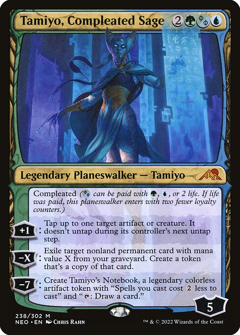 Tamiyo, Compleated Sage - Kamigawa: Neon Dynasty - M - 238