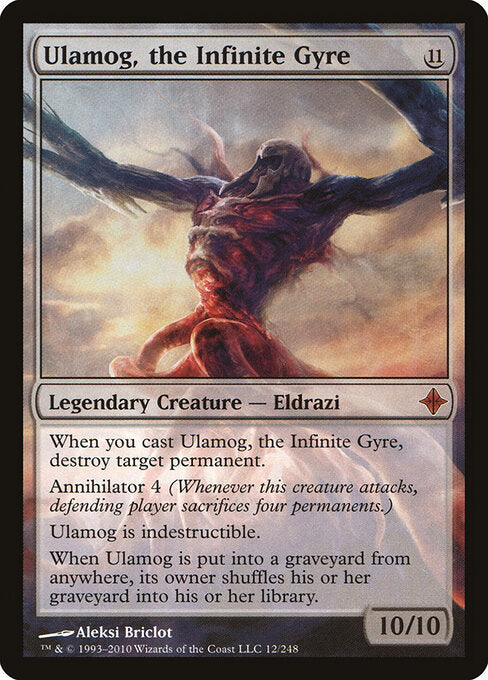 Ulamog, the Infinite Gyre - Rise of the Eldrazi - M - 12