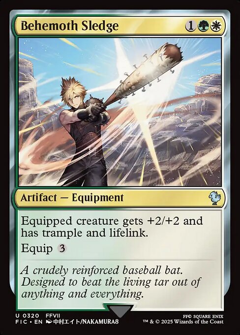 Behemoth Sledge (Surge Foil) - Commander: FINAL FANTASY - U - 320