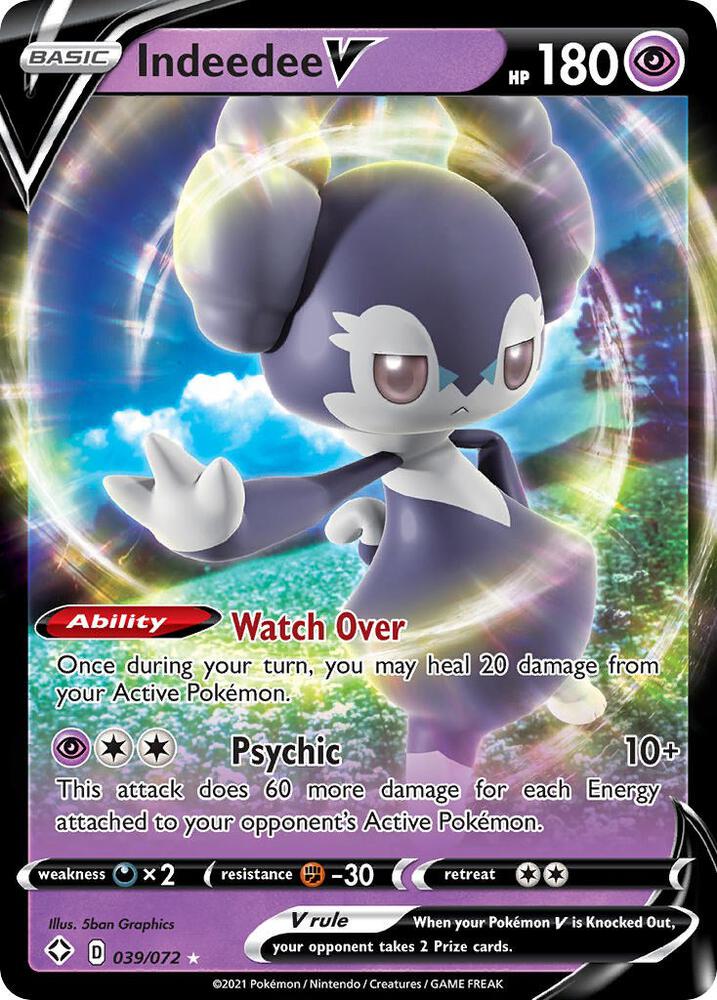 Indeedee V - Shining Fates - Ultra Rare - 039/072