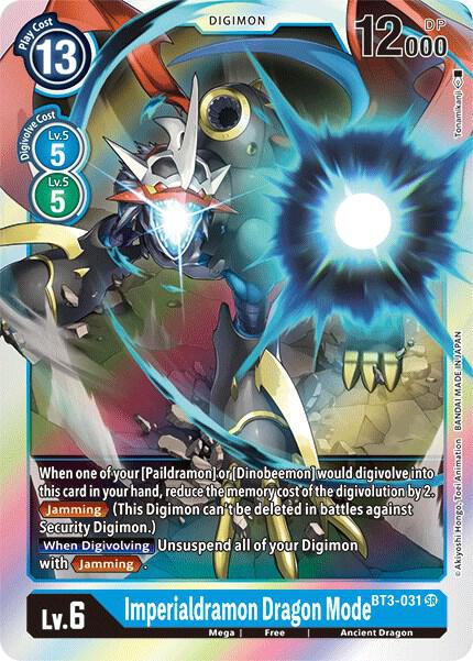 Imperialdramon Dragon Mode - Release Special Booster 1.5 - Super Rare - BT3-031 SR