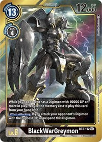 BlackWarGreymon (Alternate Art) - Release Special Booster 1.5 - Secret Rare - BT2-112 SEC
