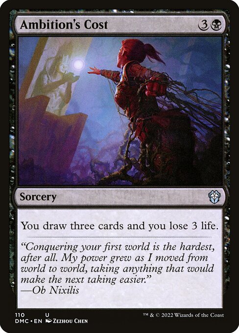 Ambition's Cost - Commander: Dominaria United - U - 110