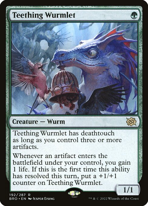Teething Wurmlet - The Brothers' War - R - 192