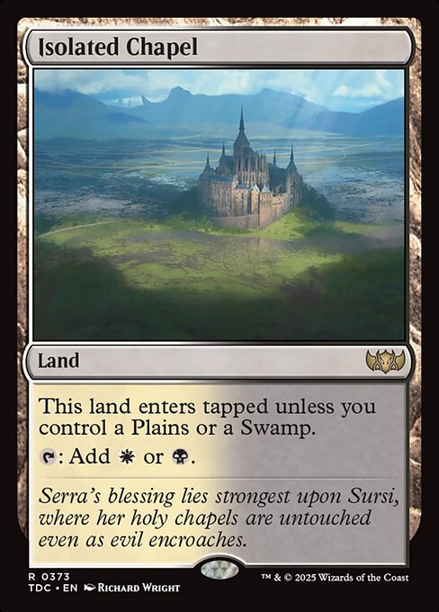 Isolated Chapel - Commander: Tarkir: Dragonstorm - R - 373