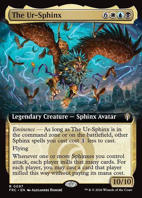 The Ur-Sphinx (Extended Art) - Commander: Reality Fracture - R - 97