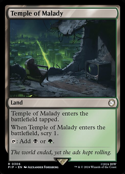 Temple of Malady - Universes Beyond: Fallout - R - 306