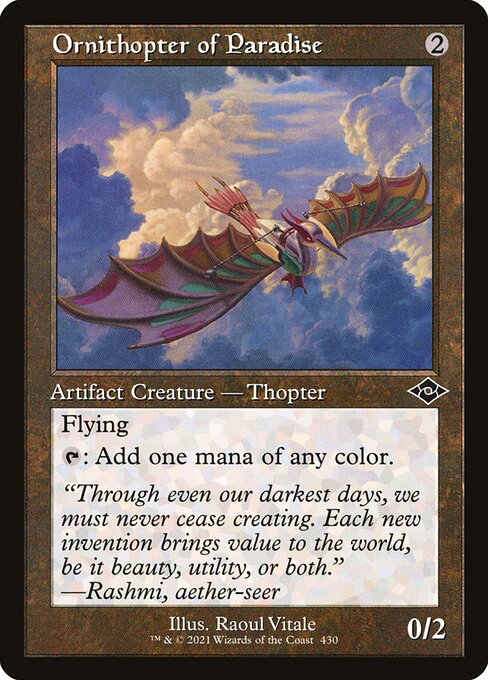 Ornithopter of Paradise (Retro Frame) - Modern Horizons 2 - C - 430