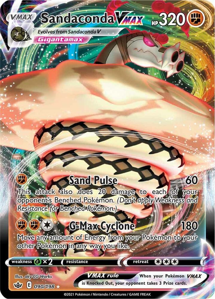 Sandaconda VMAX - SWSH06: Chilling Reign - Ultra Rare - 090/198