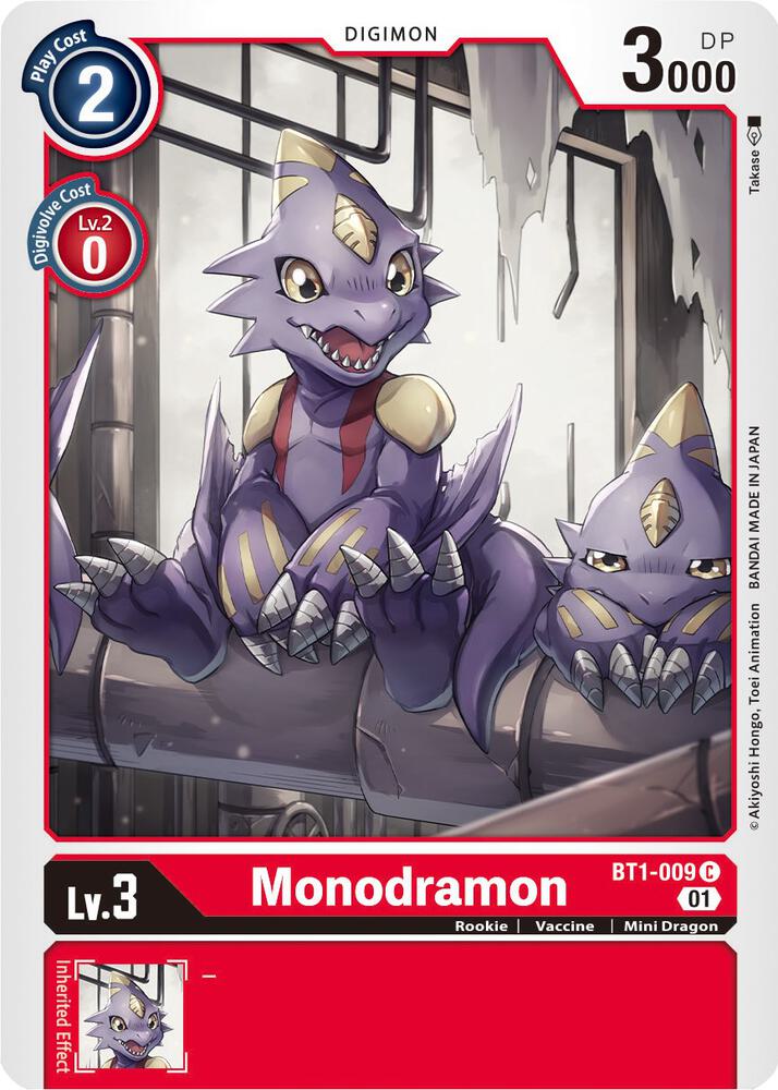 Monodramon - BT1-009 (Alternate Art) - Starter Deck 07: Gallantmon - Common - BT1-009 C