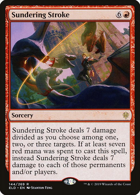 Sundering Stroke - Throne of Eldraine - R - 144