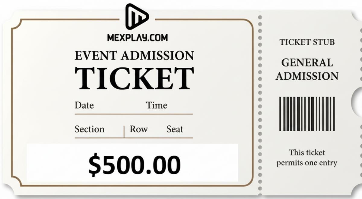 $800 - Event Ticket - Boleto de Torneo