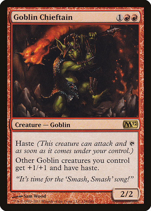 Goblin Chieftain - Magic 2012 (M12) - R - 138