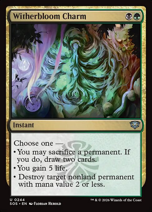 Witherbloom Charm - Secrets of Strixhaven - U - 244