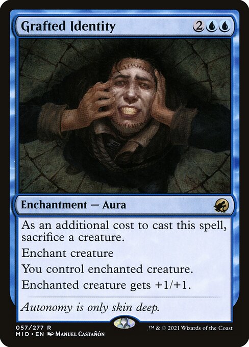 Grafted Identity - Innistrad: Midnight Hunt - R - 57
