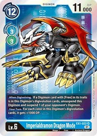 Imperialdramon Dragon Mode - Classic Collection - Super Rare - EX1-022 SR