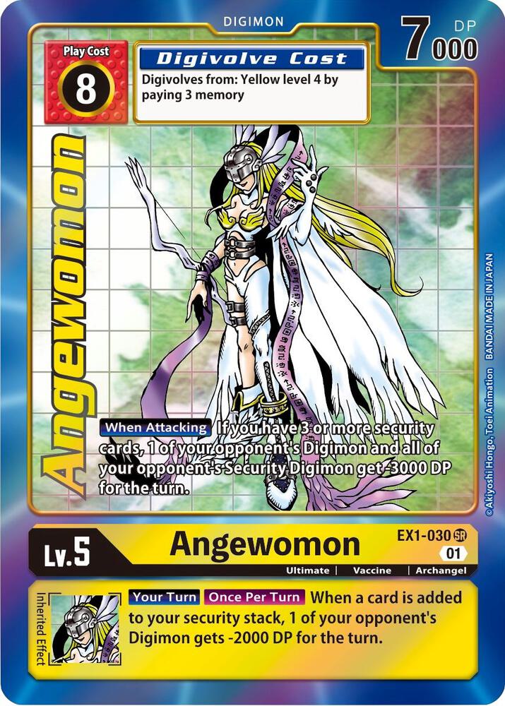 Angewomon (Alternate Art) - Classic Collection - Super Rare - EX1-030 SR