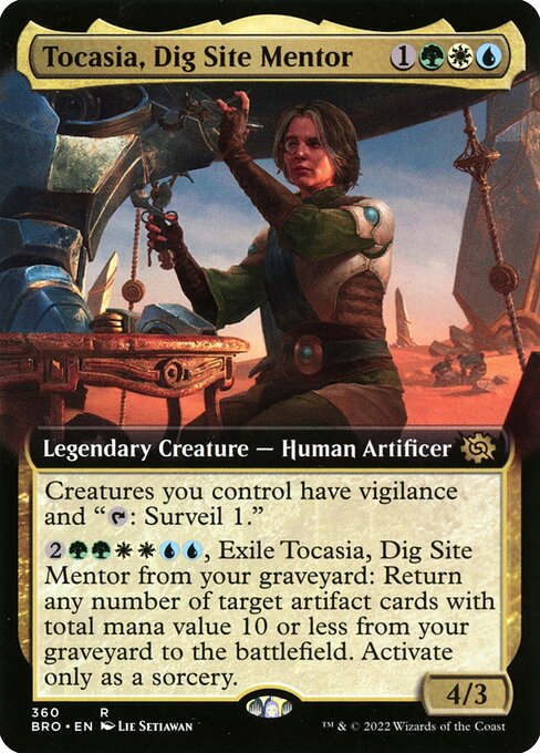 Tocasia, Dig Site Mentor (Extended Art) - The Brothers' War - R - 360