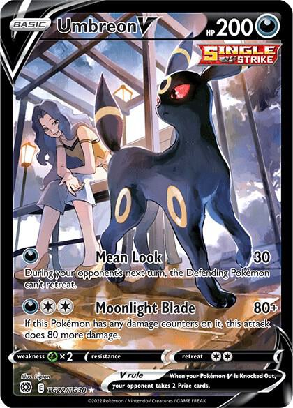 Umbreon V - SWSH09: Brilliant Stars Trainer Gallery - Ultra Rare - TG22/TG30