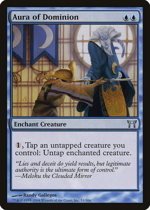 Aura of Dominion - Champions of Kamigawa - U - 51