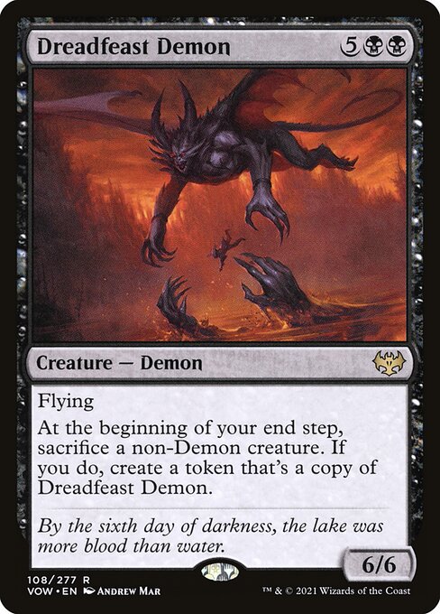 Dreadfeast Demon - Innistrad: Crimson Vow - R - 108