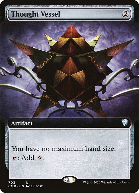 Thought Vessel (Extended Art) - Commander Legends - U - 703