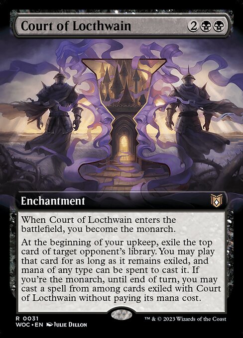 Court of Locthwain (Extended Art) - Commander: Wilds of Eldraine - R - 31