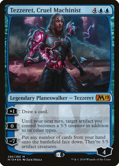 Tezzeret, Cruel Machinist - Core Set 2019 - M - 286