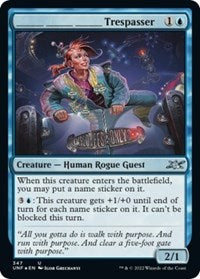 _______ _______ _______ Trespasser (Galaxy Foil) - Unfinity - U - 347