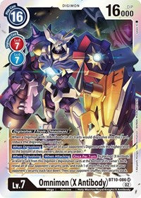Omnimon (X Antibody) - Xros Encounter - Super Rare - BT10-086 SR
