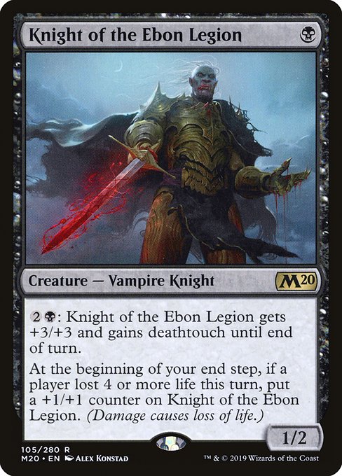 Knight of the Ebon Legion - Core Set 2020 - R - 105