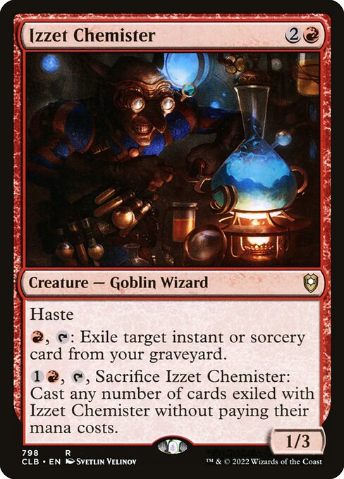 Izzet Chemister - Commander Legends: Battle for Baldur's Gate - R - 798