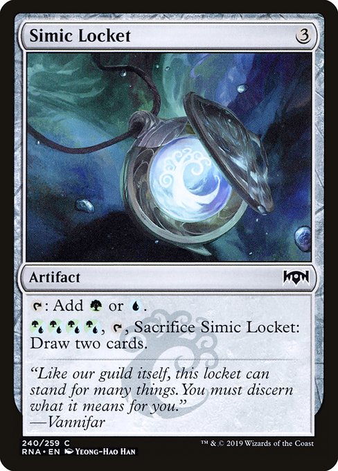 Simic Locket - Ravnica Allegiance - C - 240