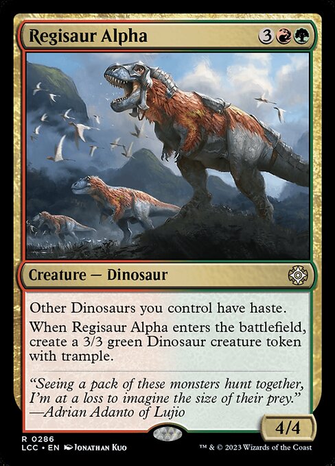 Regisaur Alpha - Commander: The Lost Caverns of Ixalan - R - 286